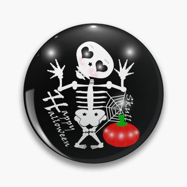Item preview, A timid skull on Halloween designed and sold by Shirley cute art .