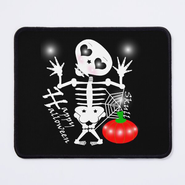 Item preview, A timid skull on Halloween designed and sold by Shirley cute art .