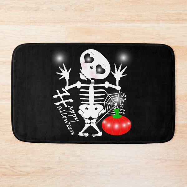 Item preview, A timid skull on Halloween designed and sold by Shirley cute art .