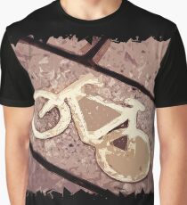 Cycle path Polygon Art Graphic T-Shirt