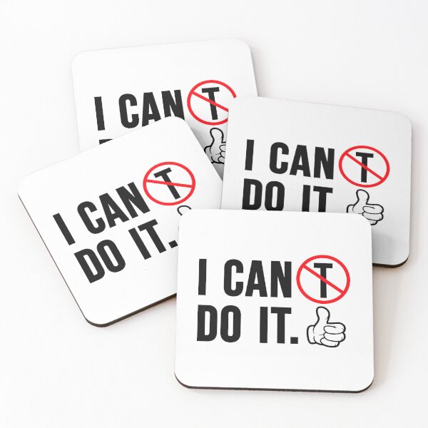 Item preview, I Can Do It Motivation Sign Mindset Training Quote designed and sold by shirt-o-mat.