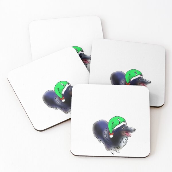 Item preview, Cute Sheltie Wearing Christmas Elf Hat - animalzinhats  designed and sold by Ashley’sAnimalz.
