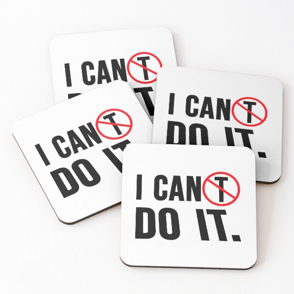 Item preview, I Can Do It Motivation Sign Mindset Training Quote designed and sold by shirt-o-mat.