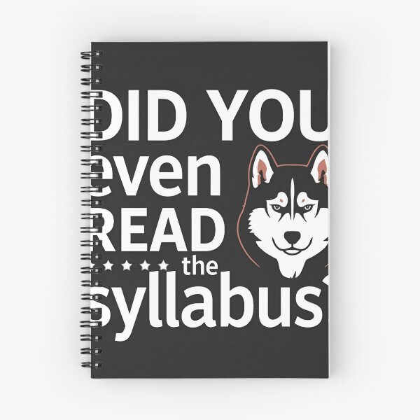 Item preview, Funny 'Read The Syllabus' Professor Humor designed and sold by Dewer Shop.