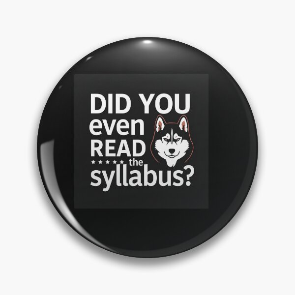 Item preview, Funny 'Read The Syllabus' Professor Humor designed and sold by Dewer Shop.