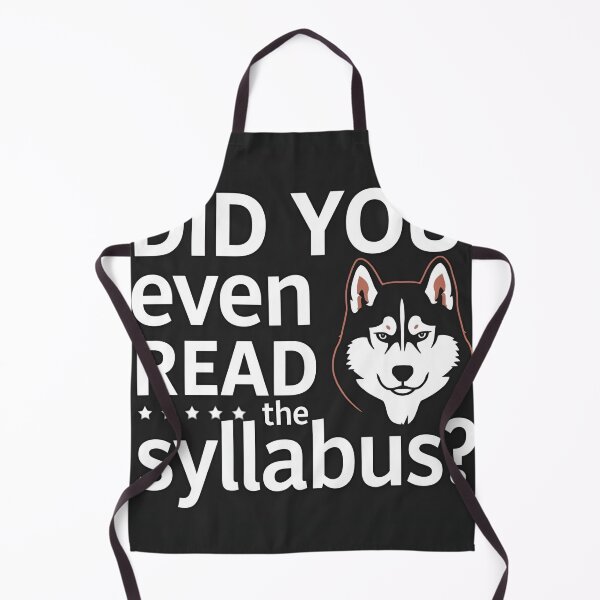 Item preview, Funny 'Read The Syllabus' Professor Humor designed and sold by Dewer Shop.