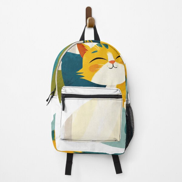 Item preview, Sunlit Slumber – Whimsical Tabby Cat in Cozy Dreamland designed and sold by ForeverPrintsOK.