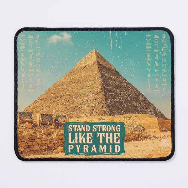 Item preview, Ancient Pyramid Strength Motivation Egyptian Heritage Power designed and sold by DaVinciFeather.