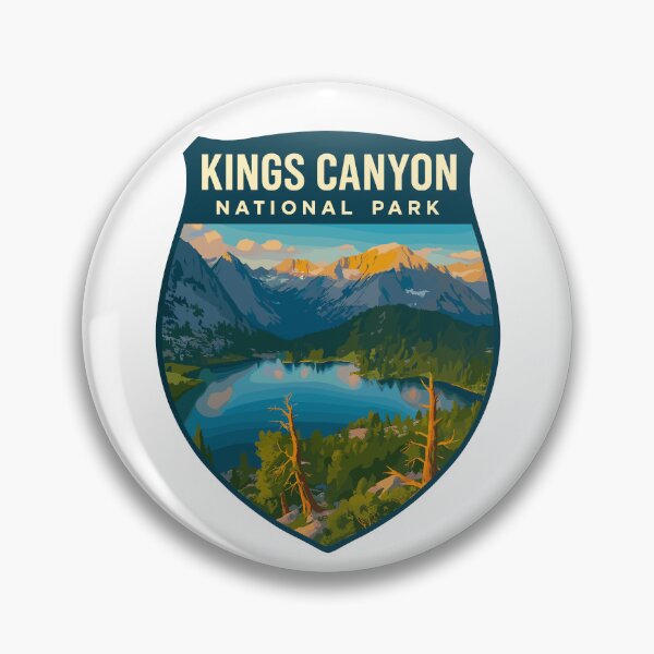 Item preview, Kings Canyon National Park Retro Sticker designed and sold by Ismeal Von.