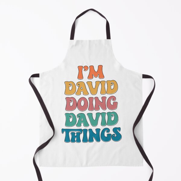 Item preview, David Funny Retro First Name designed and sold by loganl-loyd.
