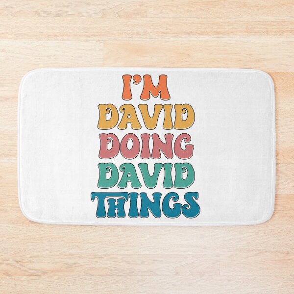 Item preview, David Funny Retro First Name designed and sold by loganl-loyd.