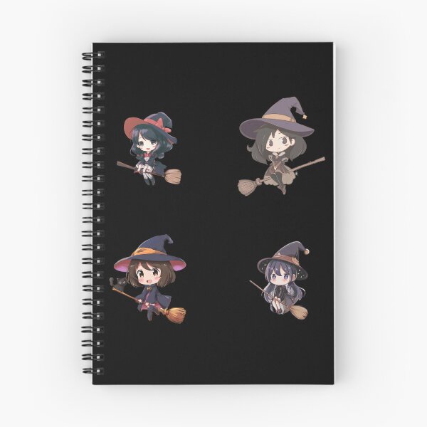 Item preview, Cute Chibi Witches on Brooms – Kawaii Halloween Sticker Pack designed and sold by Clawffirmations.