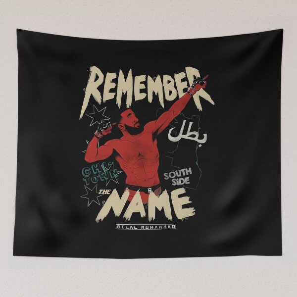 Item preview, Belal Muhammad "Remember the Name" designed and sold by JeyVel.