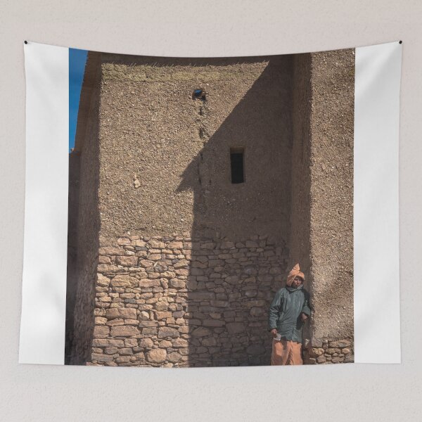 Item preview, Solitary standing against a defensive wall in Ait Ben Haddou, Morocco designed and sold by Shaun Busuttil.