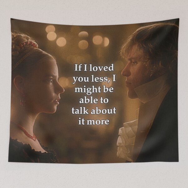 Item preview, George Knightley Emma Quote Jane Austen  designed and sold by Abhitha Mohan.