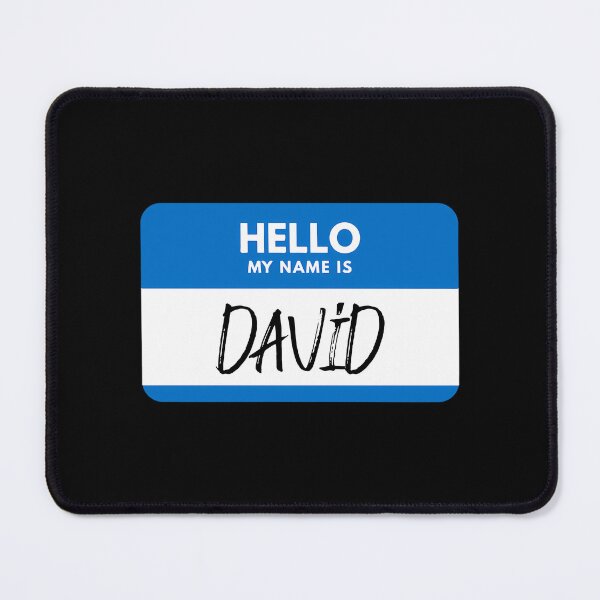 Item preview, David Name - Blue Nametag David Name Label designed and sold by loganl-loyd.