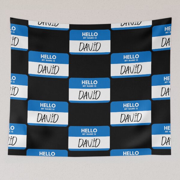 Item preview,  David Name - Blue Nametag David Name Label designed and sold by loganl-loyd.