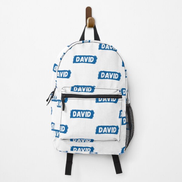 Item preview, David Name Blue Brush Nametag David Name Label designed and sold by loganl-loyd.