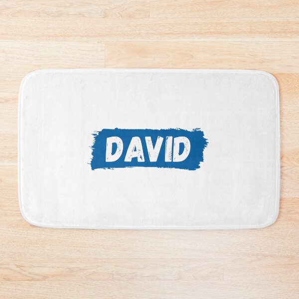 Item preview, David Name Blue Brush Nametag David Name Label designed and sold by loganl-loyd.