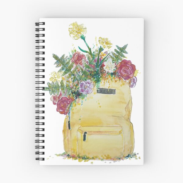 Item preview, Flower Backpack Watercolor designed and sold by karleejaneart.