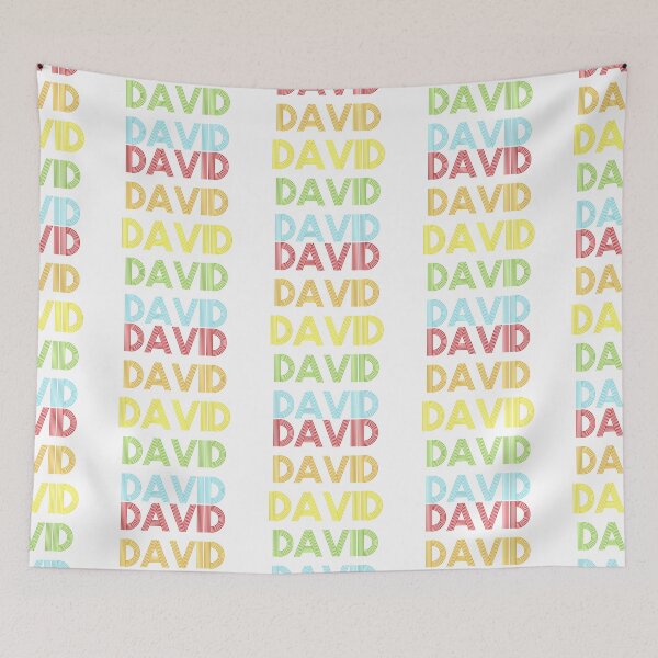 Item preview, David Name - Multi Colored Custom Name Gift For David designed and sold by loganl-loyd.