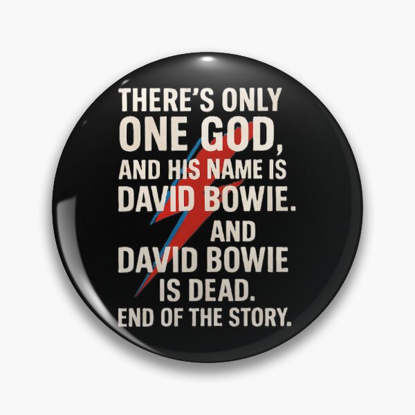 Aperçu de l'œuvre Il n'y a que Dieu. Et son nom est David Bowie. créée et vendue par loganl-loyd.