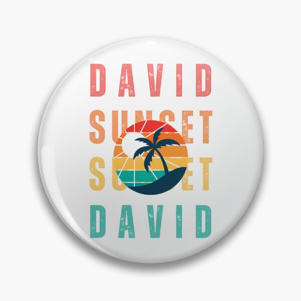 Artikelvorschau, David Name David Sonnenuntergang Strand Design entworfen und verkauft von loganl-loyd.