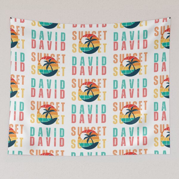 Item preview, David Name David Sunset Beach Design designed and sold by loganl-loyd.