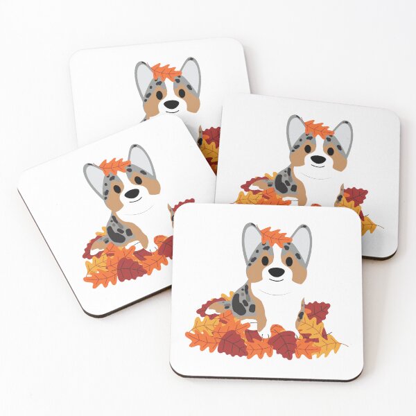 Item preview, Dog with leaves designed and sold by Mindful-shop.