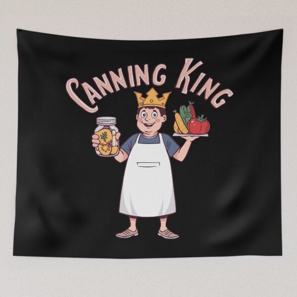 Item preview, Canning King Retro Design - Grab Your Balls It’s Canning Season designed and sold by jelonkaa.