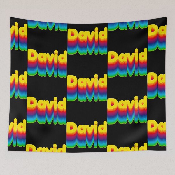 Item preview, Rainbow Layers David Name Label designed and sold by loganl-loyd.