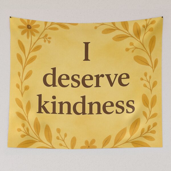 Item preview, I Deserve Kindness | Positive SEL Affirmation designed and sold by MforMontessori.