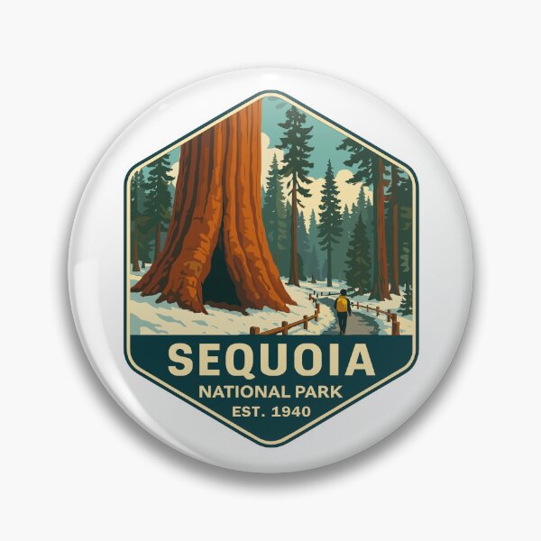 Item preview, Kings Canyon National Park Retro Sticker designed and sold by Ismeal Von.