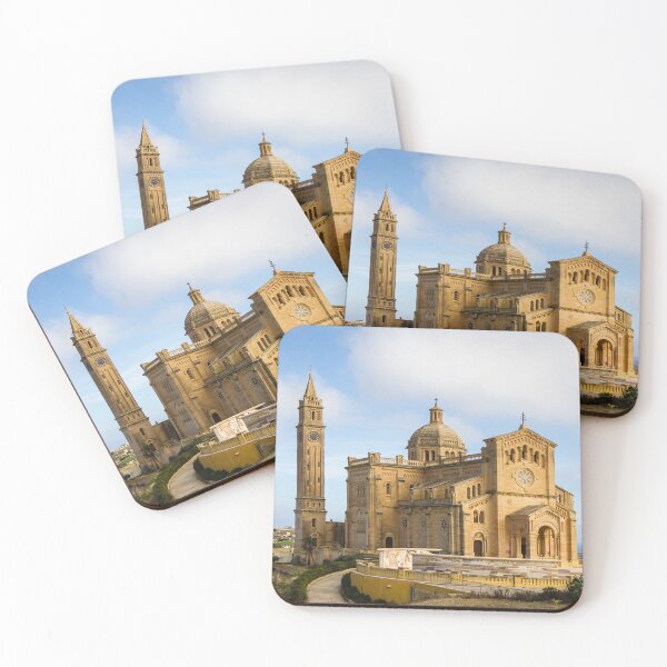 Item preview, Grand Coastal Cathedral With Bell Tower And Dome Overlooking Blue Sea Landscape designed and sold by Nmallia.