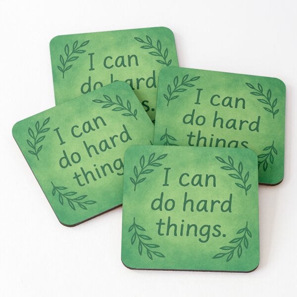 Item preview, I Can Do Hard Things | Positive SEL Affirmation designed and sold by MforMontessori.