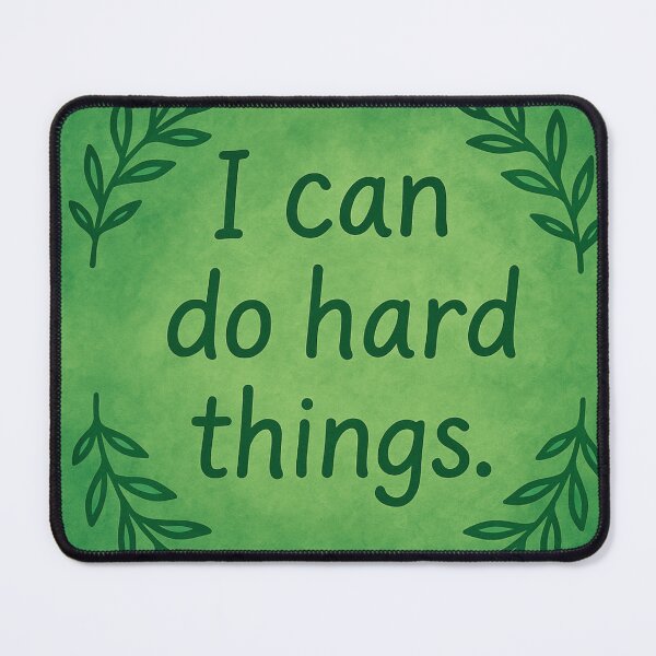Item preview, I Can Do Hard Things | Positive SEL Affirmation designed and sold by MforMontessori.