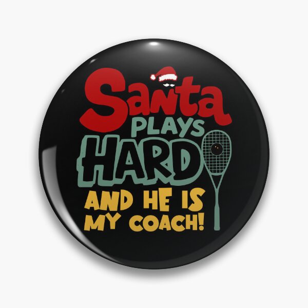 Item preview, Santa plays squash Christmas funny designed and sold by Graffik-Peeps.
