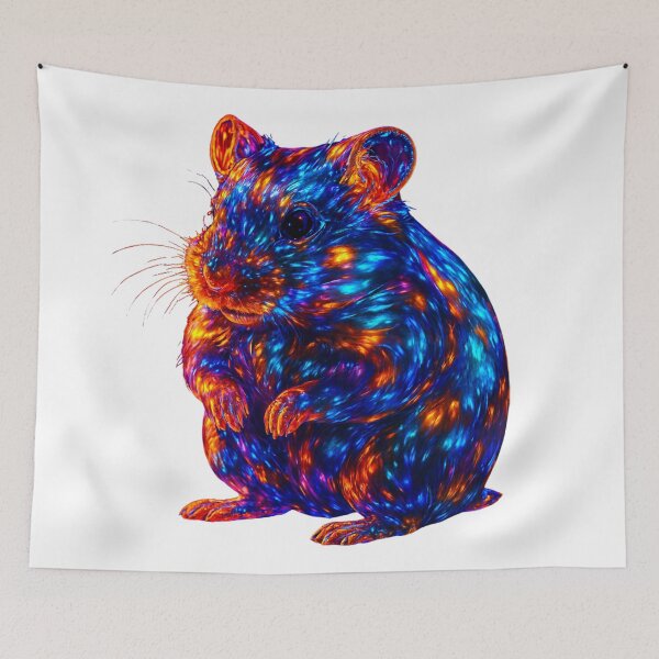 Item preview, Beautiful Glowing Hamster Art  designed and sold by GloriousArtSKD.