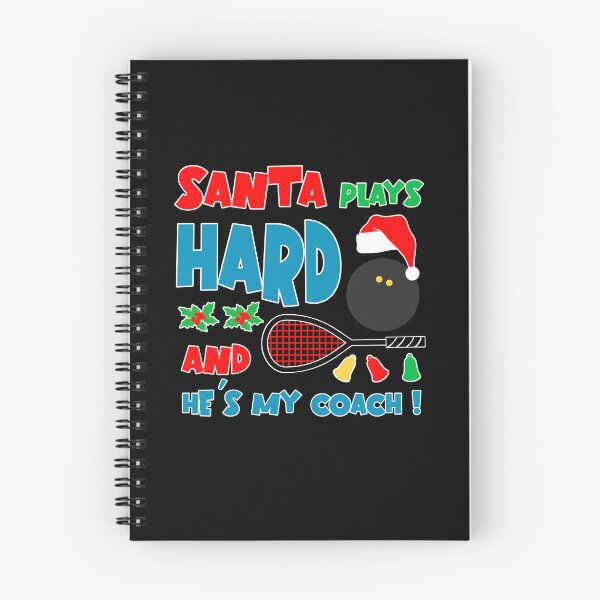 Item preview, Santa plays squash christmas funny designed and sold by Graffik-Peeps.