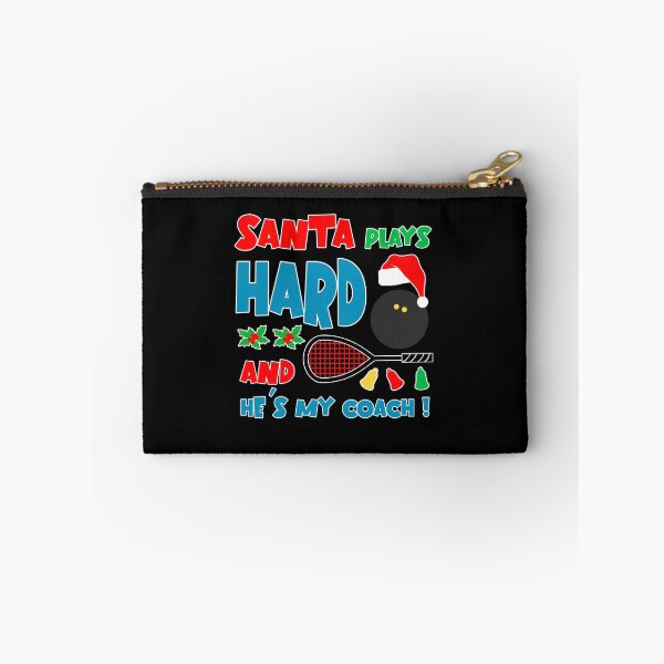Item preview, Santa plays squash christmas funny designed and sold by Graffik-Peeps.