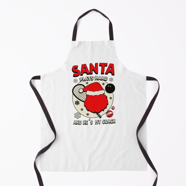 Item preview, Santa plays squash Christmas funny designed and sold by Graffik-Peeps.