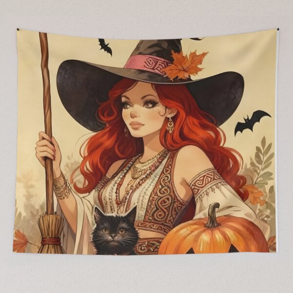 Item preview, Halloween Samhain Witch Autumn designed and sold by SoniaSarkali.