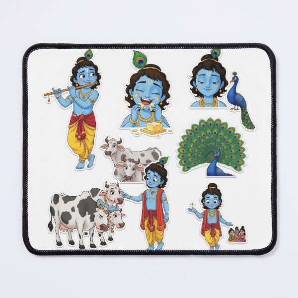 Item preview, Shree Krishna inspired digital art designed and sold by sanyashr7.