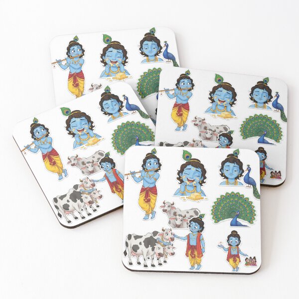 Item preview, Shree Krishna inspired digital art  designed and sold by sanyashr7.