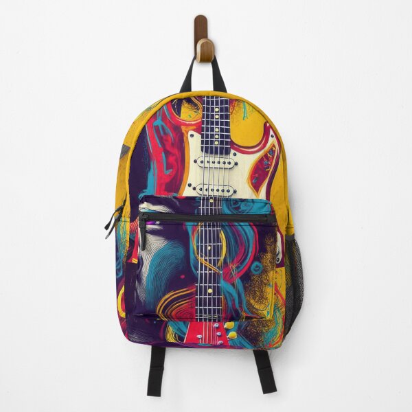 Item preview, Jimi Vibrant Guitar designed and sold by Andy Gambino Art.