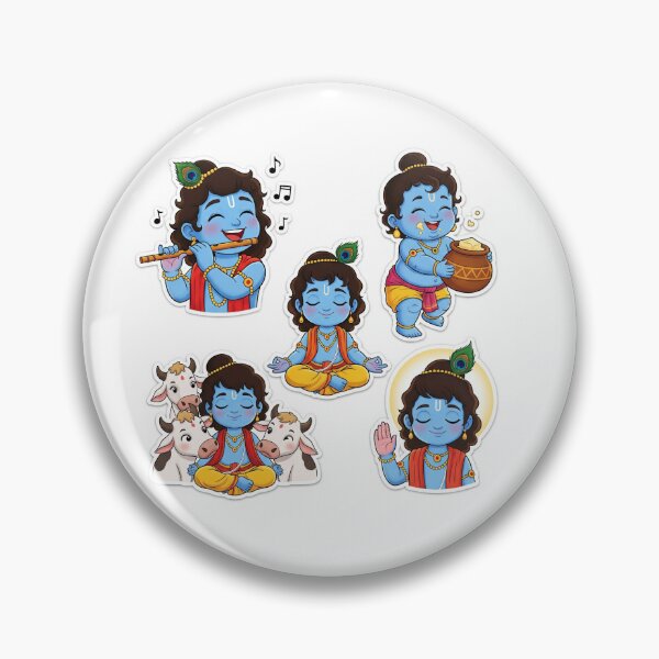 Item preview, Shree Krishna beautiful art design  designed and sold by sanyashr7.