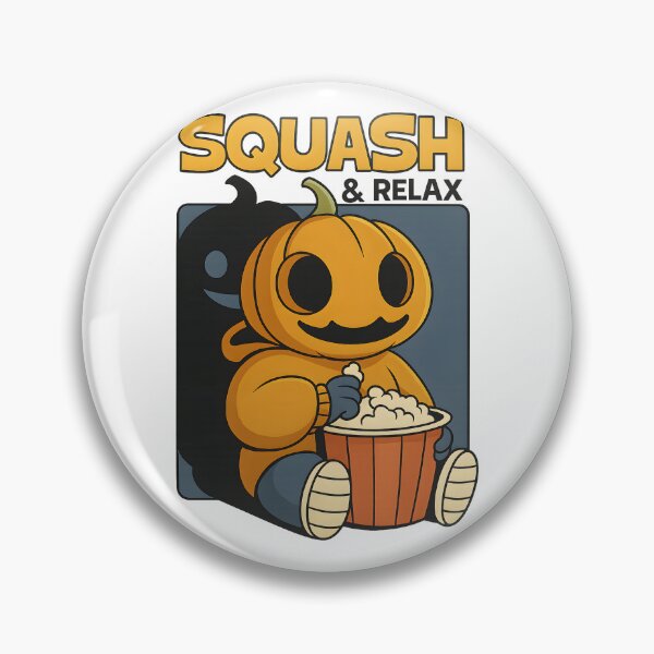 Item preview,  Funny Pumpkin Halloween Shirt - Cute Squash and Relax Cozy Autumn Popcorn Design for Spooky Season Lovers designed and sold by DrawHandArt.
