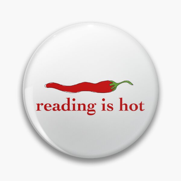 Item preview, reading is hot  designed and sold by The Marginalia.