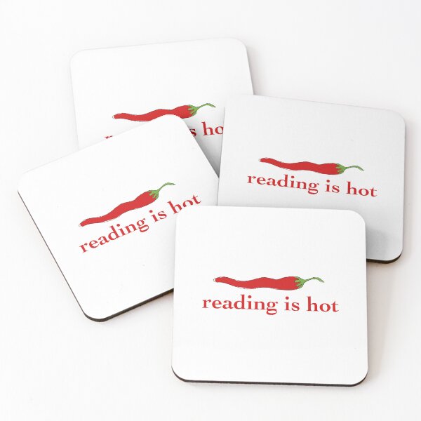 Item preview, reading is hot  designed and sold by The Marginalia.