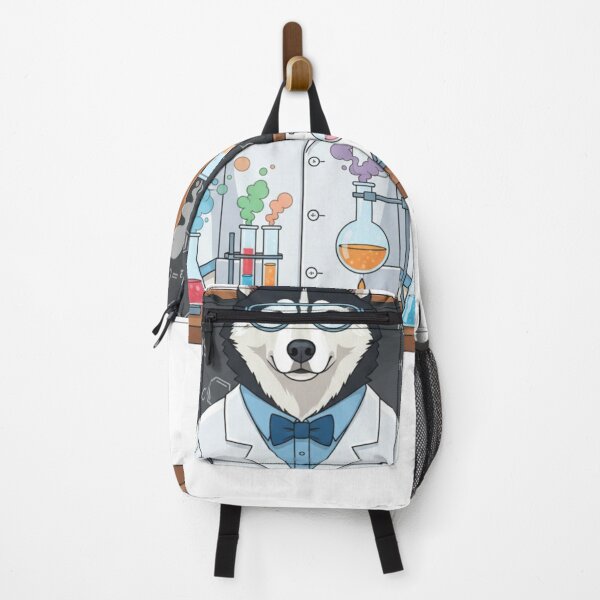 Item preview, Funny Chemist Siberian Husky Dog STEM Art designed and sold by Dewer Shop.